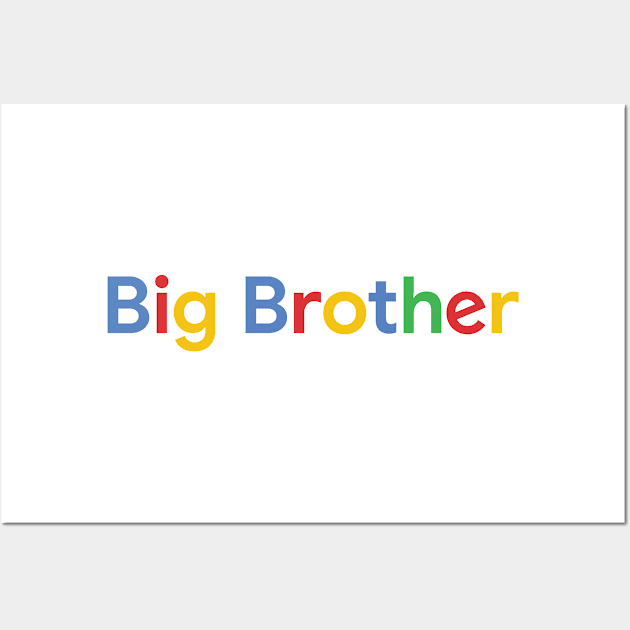 Google Big Brother Wall Art by Huebert